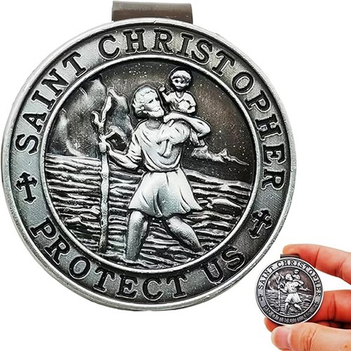 Christopher keyring medal - keyring,