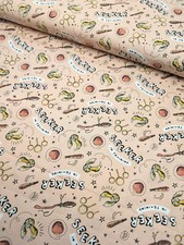 Licenced Harry Potter Seeker 100% Cotton Fabric