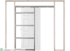 Rocket door frames - rocket, complete