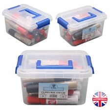 NEW Pack 5 Clear Plastic