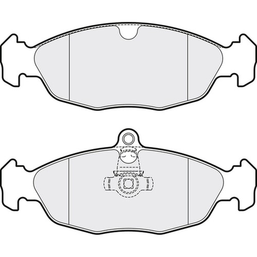 Brake pads set for jaguar - set,