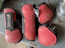 Whitaker Skipton Tendon & Fetlock Boots - Red FULL - Sj Show Jumping Pc RRP £45
