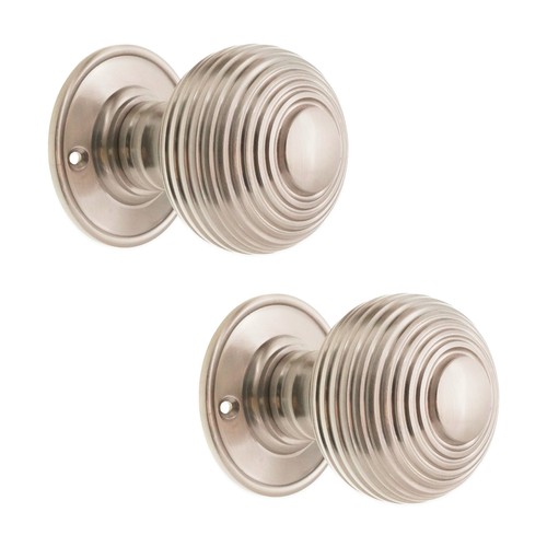 Door knobs pair vintage - door,