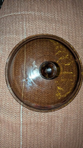 Excellent lid amber glass - lid,