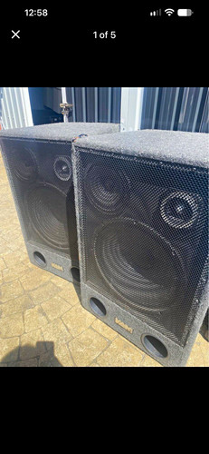 Kam speakers black - pa, speakers,