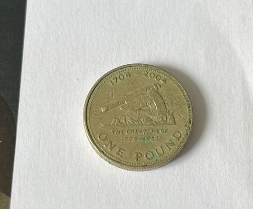 2004 gibraltar one pound - gibraltar, £1