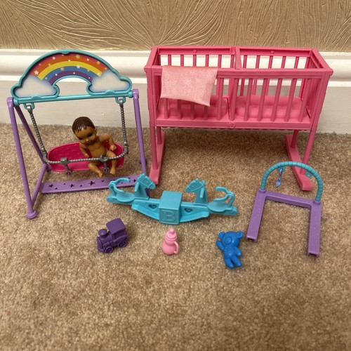 Barbie nursery playset with - nursery,