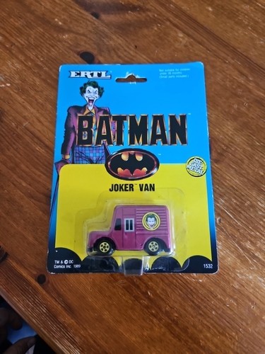 Vintage ertl batman joker van - vintage,