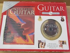 *LOOK* Lovely Condition SIMPLY GUITAR Expert Tuition Learn to Play Book and DVD