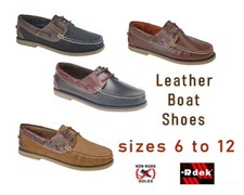DEK Men's Leather Boat
