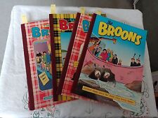 4 x Vintage The Broons Annual Book Bundle: 1981, 1983, 1985,  1989