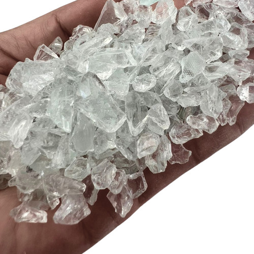 400g clear 10mm crushed - clear, 4-10mm
