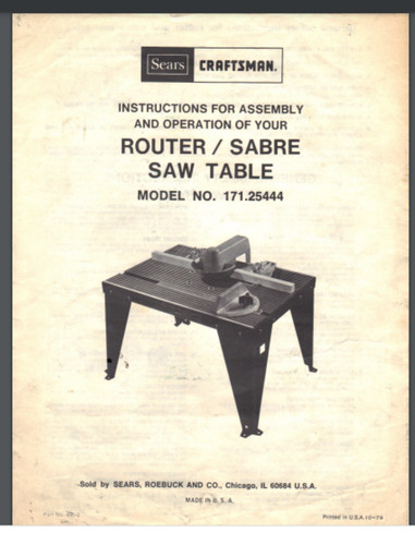 1985 craftsman router table - 1985,