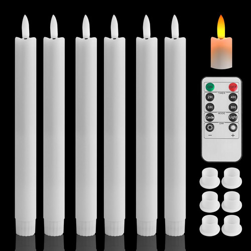 Flameless flickering taper - flickering,
