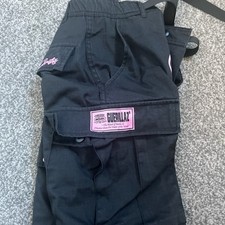 Black and Pink Cortiez Cargo Pants