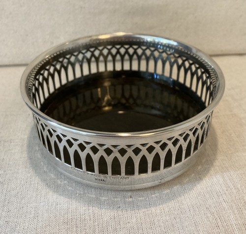 Pierced gallery wine coaster - pierced,