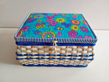 Vintage Floral Sewing Box