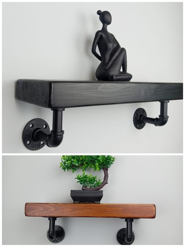 Rustic industrial shelf - rustic,