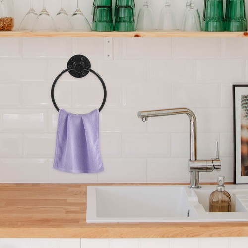 Industrial wrought iron towel - industrial,