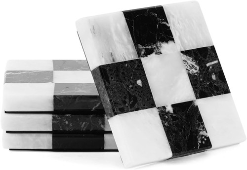 Marble coasters set - coasters,