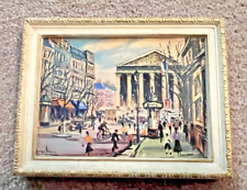 Artist George Hann, Paris Opera House, Ceramic Madryn Miniature. 4.5" x 3.5"