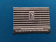 Lada 1200 1975-76 UK Market Foldout Sales Brochure Saloon Estate