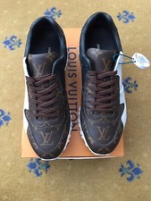 Louis Vuitton Trainers Sneakers Shoes Run Away Monogram Mens UK 5 US 6 EU 39 New
