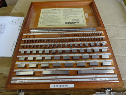 Slip gauge block - , set