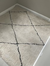 La Redoute Royal Nomadic C114 Black And Cream Geometric Rug 2x2 Metres