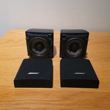 BOSE ACOUSTIMASS Single CUBE Satellite Speakers - One Pair - Black - GWO
