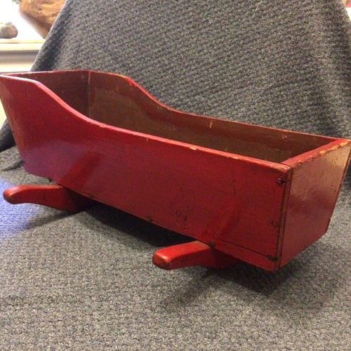 Handmade red primitive pine - red,