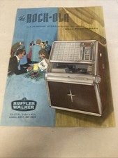Rock- Ola - Wall Phonograph. - Juke Box Advert / Flyer Original - A4