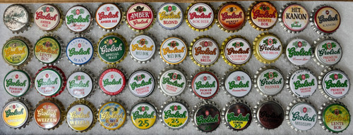 Diff grolsch beer bottle - grolsch,