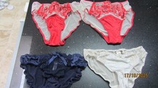 JOB LOT  4  PAIRS  VINTAGE   KNICKERS SIZE  W  26/28-36 INCH          E 18
