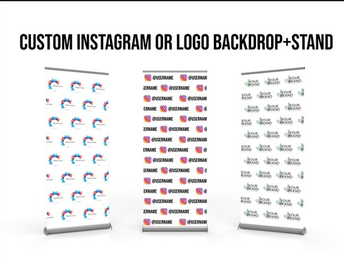 Logo backdrop personalized - logo, backdrop,