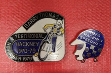 Vintage enamel badges