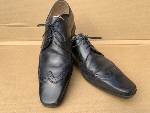 Mens jeff banks - black, leather