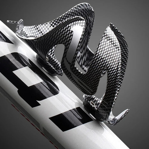 Carbon fiber bike bottle cage - carbon,