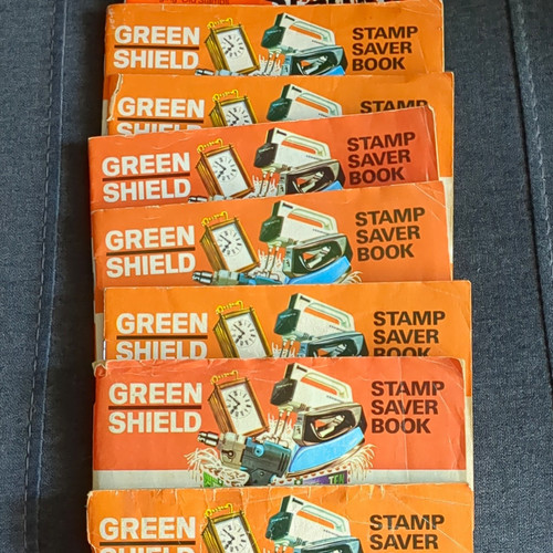 Green shield stamp saver - green,