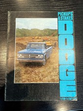 DODGE ½ ton, ¾ ton, pick-up trucks, work trucks,camper full range orig s/brochur