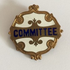 COMMITTEE  Badge, Vintage