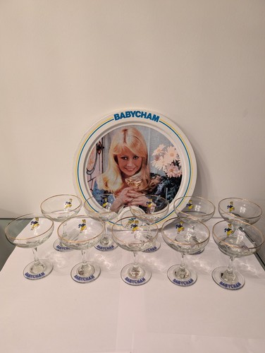 Vintage babycham glass and - vintage,