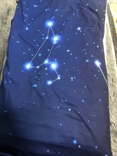 Sensory Bed Sheet Single Blue Stars 130 X 160cm