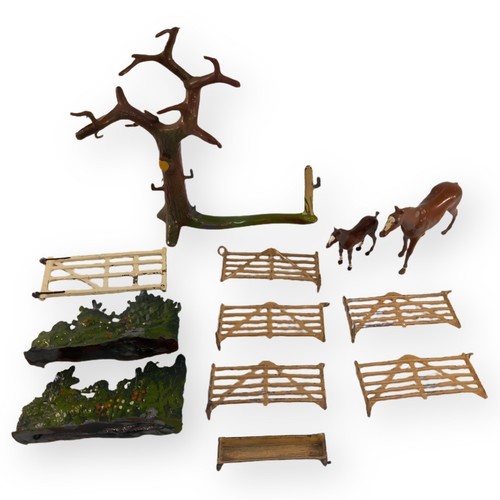 Britains farmyard horses - britains,
