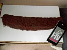 HY FAUX FUR BROWN NOSE BAND SLEEVE EASILY ATTACHS PROTECTS RUBS - BRAND NEW