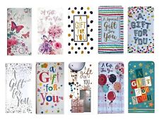 Pack of 4 Gift For You 3 Fold Money Wallets With Envelop Cash Voucher Gift Card