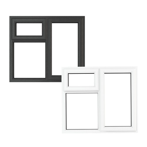 Pvc triple glazed window - triple,