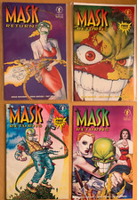 The Mask Returns :COMPLETE 4 issue Dark Horse Comics 1992 series. #s 1 & 4 MASKS