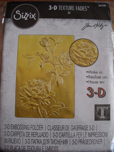 Sizzix embossing folder - 3d,