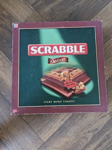 Mattel scrabble deluxe - scrabble,